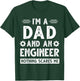 Cute Engineer Dad Men Father's Day Mechanical Engineering T-Shirt - T-Shirt | Forest
