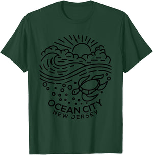 Ocean City NJ T-Shirt - T-Shirt | Forest