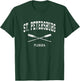 St. Petersburg Florida Vintage Nautical Crossed Oars T-Shirt - T-Shirt | Forest
