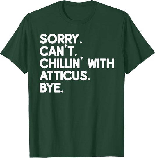 ATTICUS First Name Funny Personalized Named Friend Of T-Shirt - T-Shirt | Forest