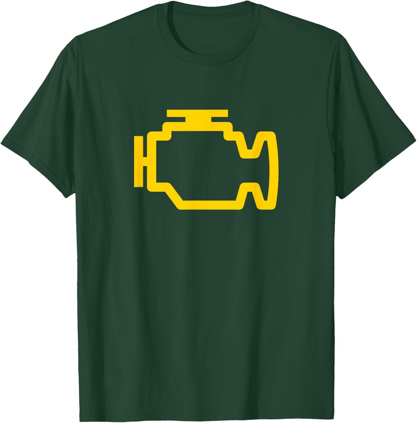Engine Light Check Engine Light T-Shirt - T-Shirt | Forest
