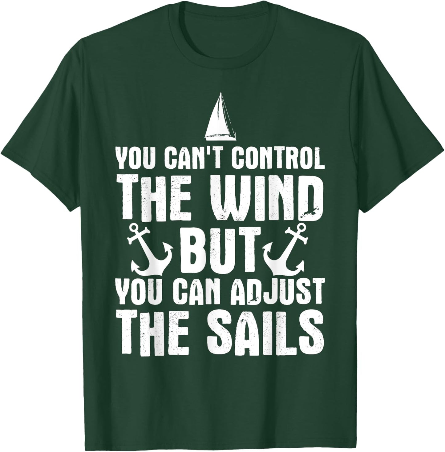 Cool Sailing Design Women Sailboat Jib Yacht Sailor T-Shirt - T-Shirt | Forest