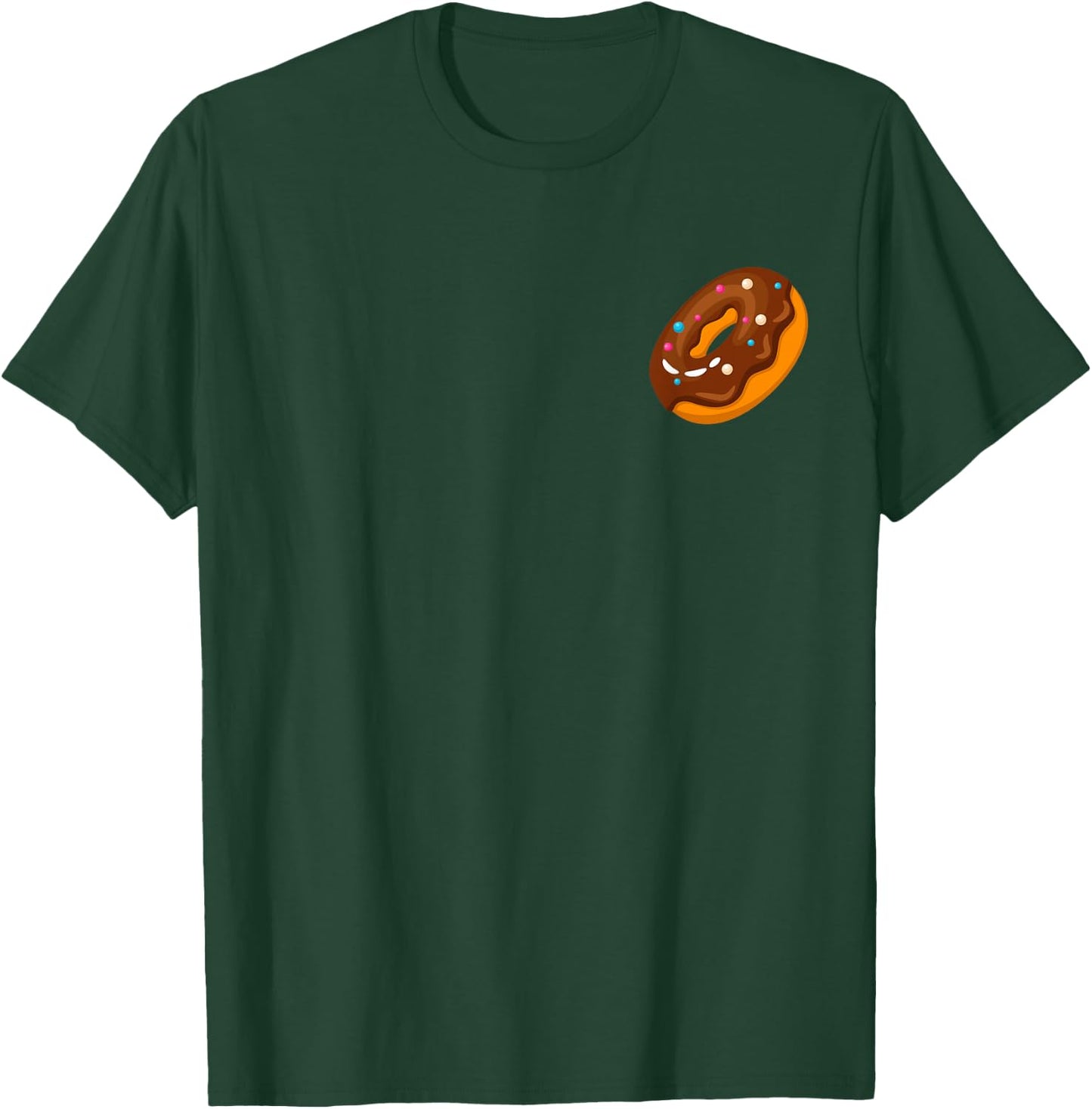 Donut Pocket Shirt Pink Sprinkle Doughnut Lovers Sweet T-Shirt - T-Shirt | Forest