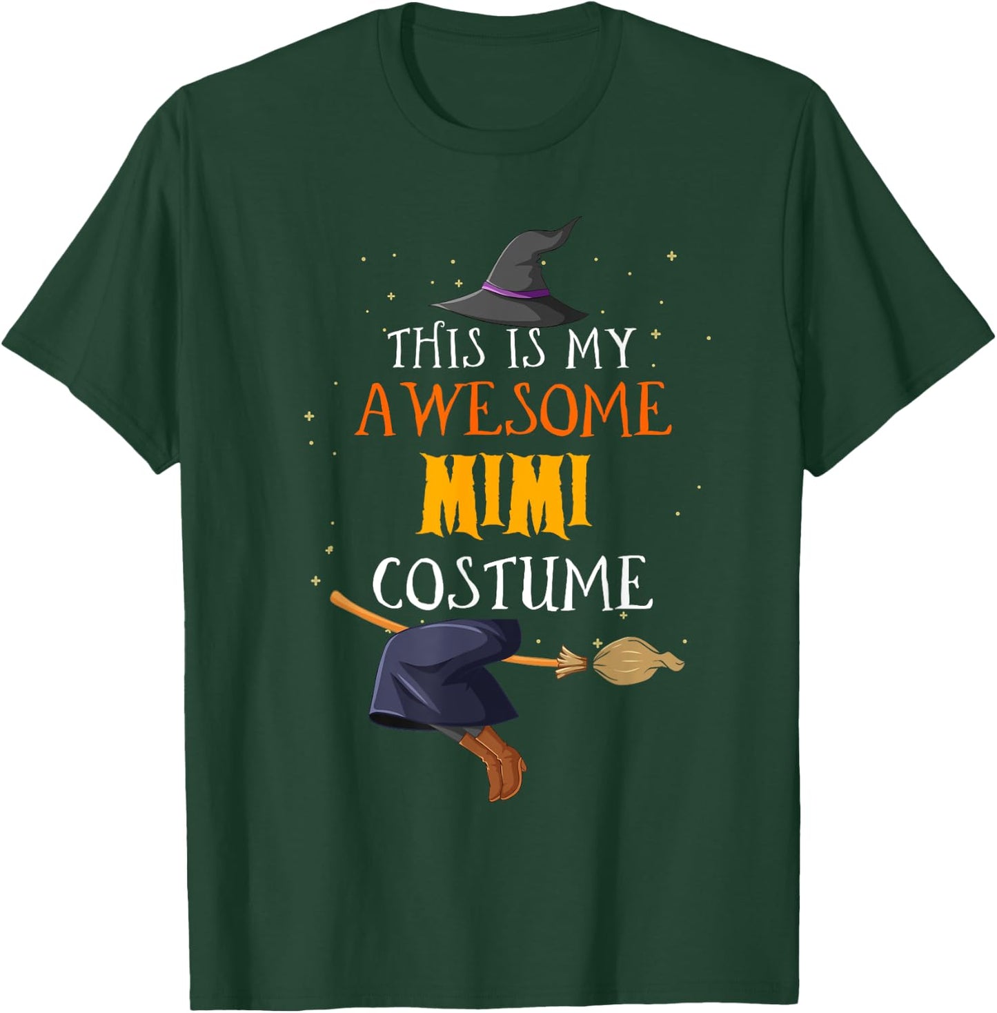 This Is My Awesome Mimi Costume Fun Halloween T-Shirt - T-Shirt | Forest