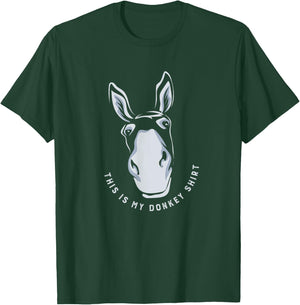 Donkey Funny Saying Cute Mule Farm Animal T-Shirt - T-Shirt | Forest