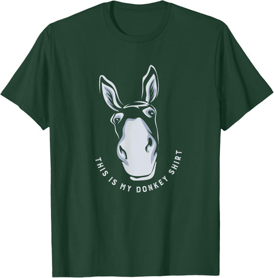 Donkey Funny Saying Cute Mule Farm Animal T-Shirt - T-Shirt | Forest