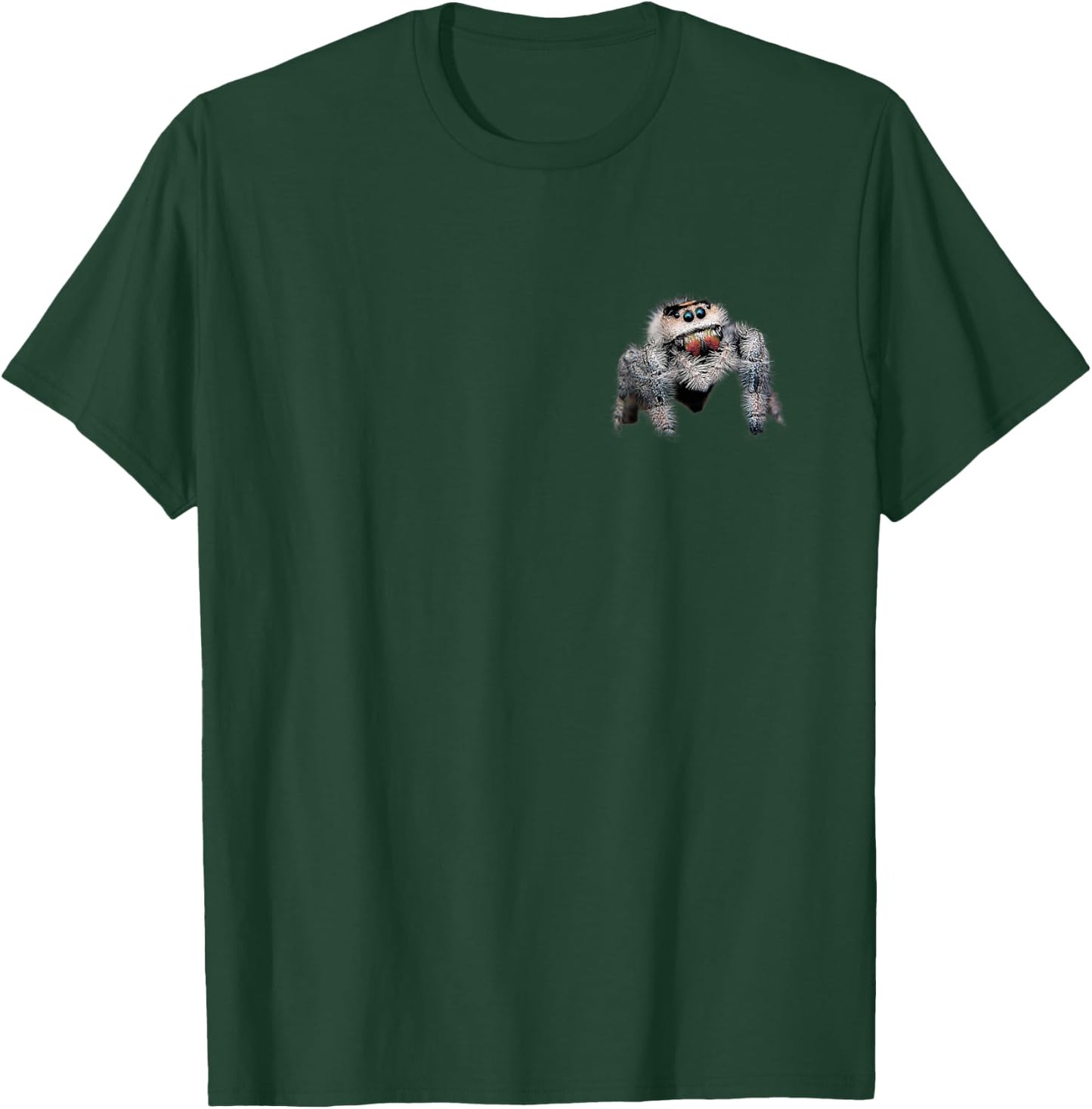 Cute Jumping Spider T-Shirt - T-Shirt | Forest