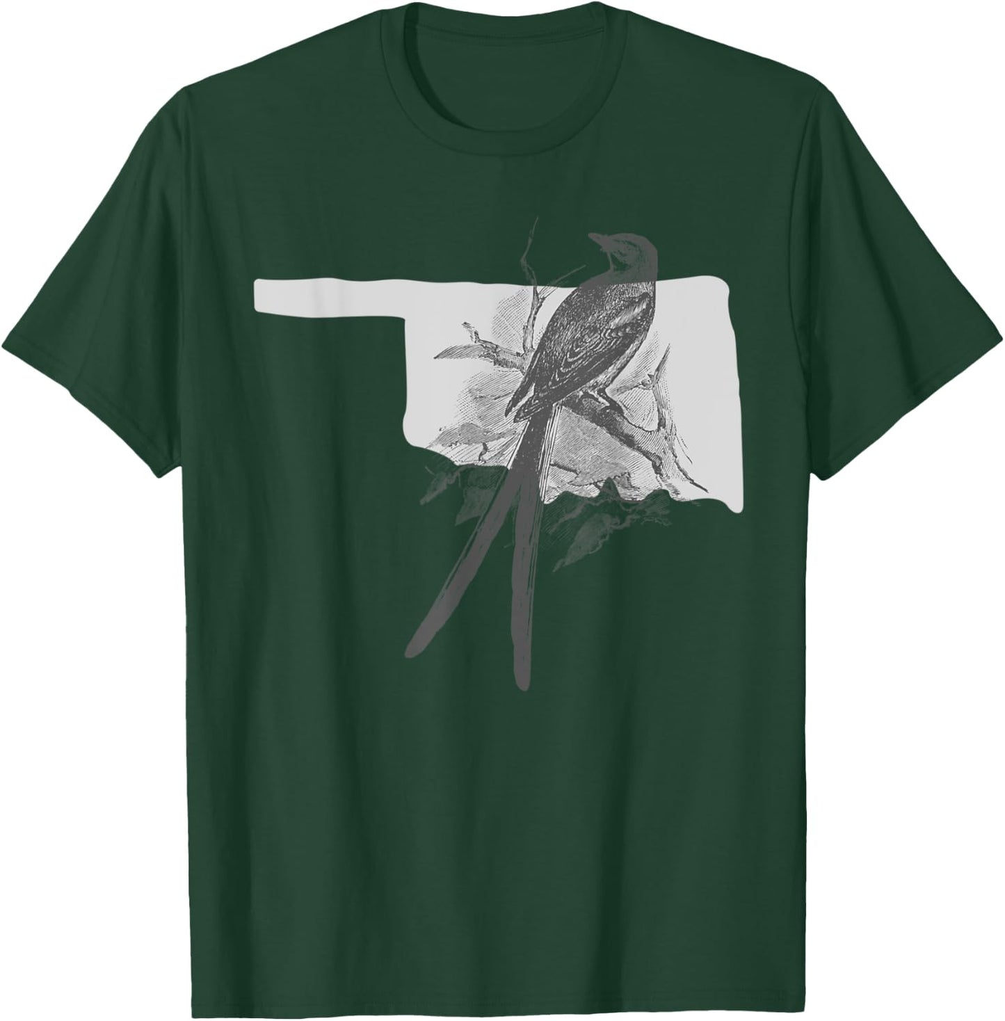 Oklahoma State Scissor-Tailed Flycatcher T-Shirt - T-Shirt | Forest