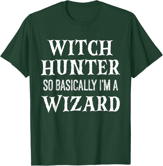 Witch Hunter Funny Halloween Party T-Shirt - T-Shirt | Forest