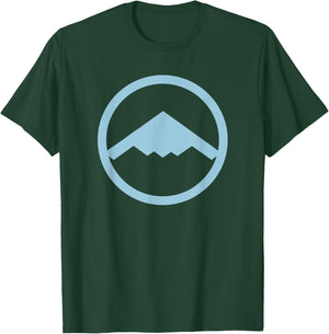 B-2 Stealth Bomber (Blue) Air Force Military Jet T-Shirt - T-Shirt | Forest