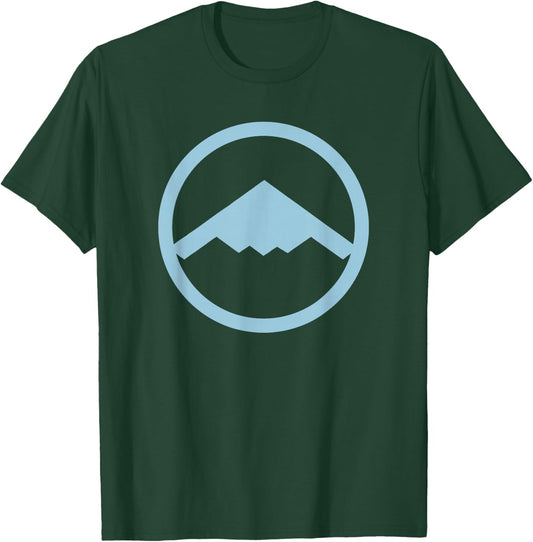 B-2 Stealth Bomber (Blue) Air Force Military Jet T-Shirt - T-Shirt | Forest