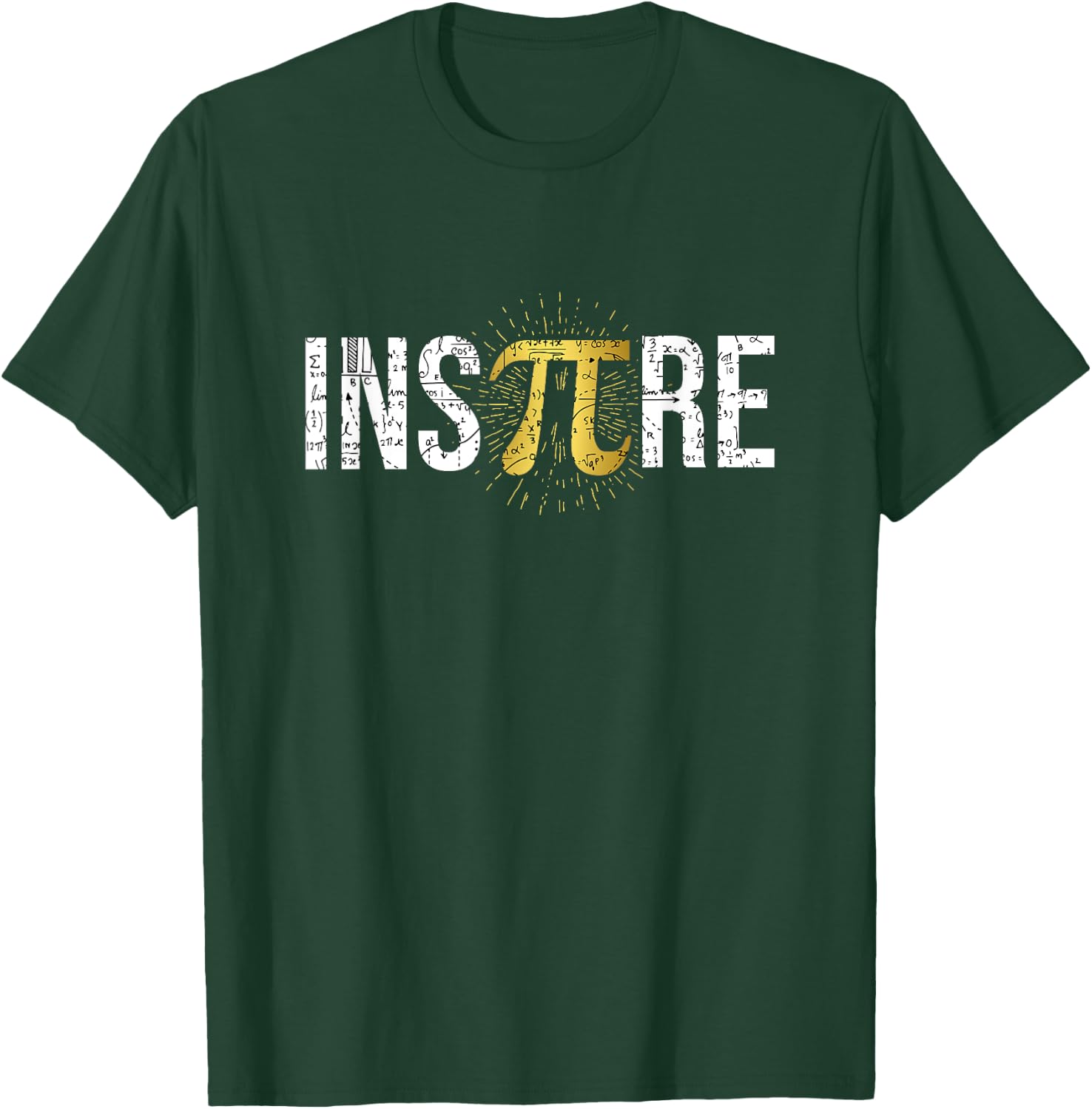 Inspire Pi Day 3.14 Symbol Math Teacher Science Nerd Geek Men Women Kids T-Shirt - T-Shirt | Forest