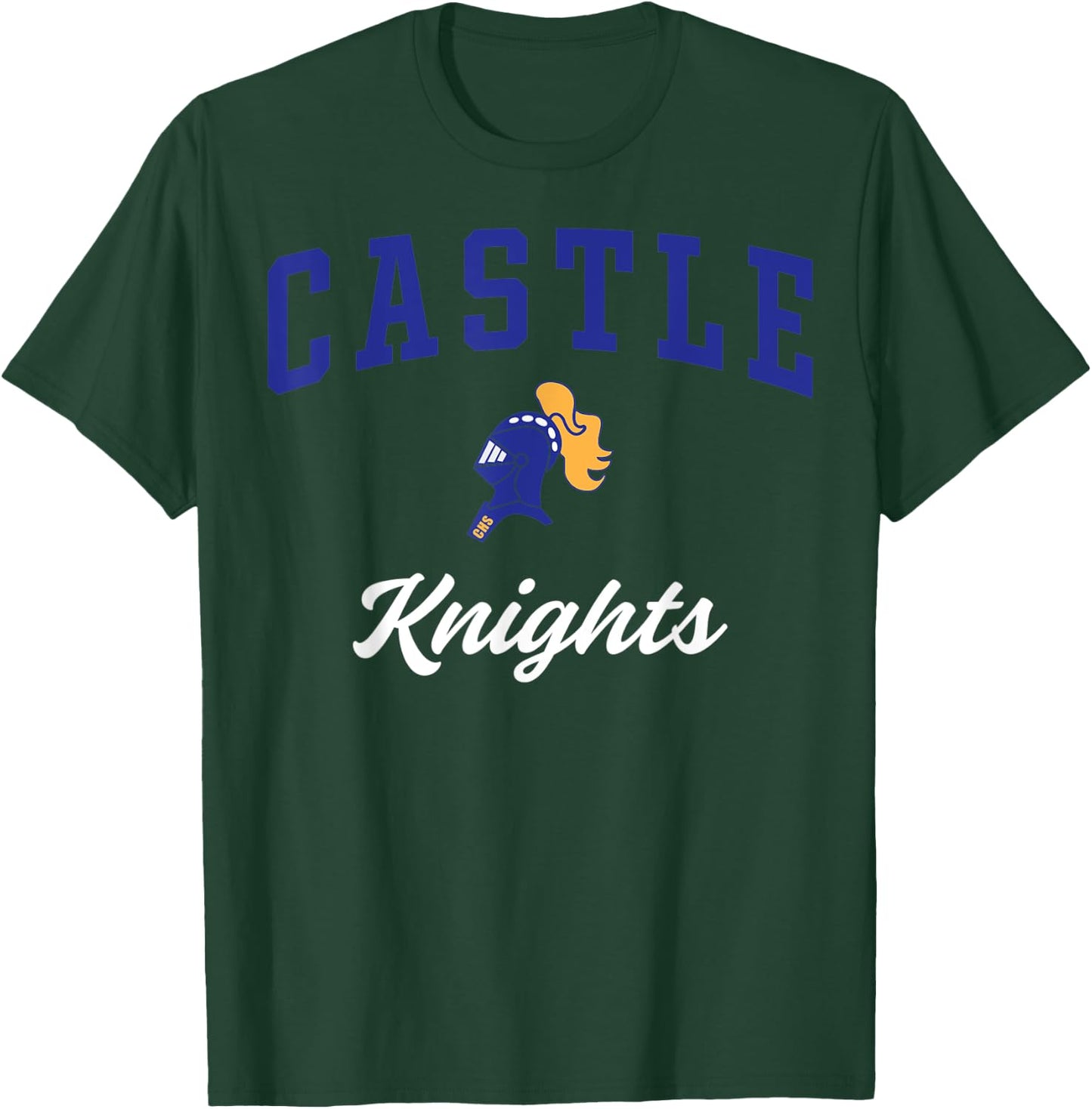Castle High School Knights C3 T-Shirt - T-Shirt | Forest