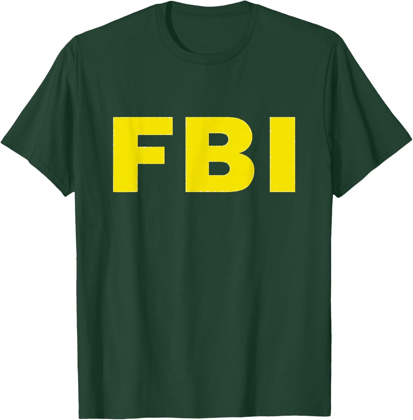 FBI Halloween Funny Costume T-Shirt - T-Shirt | Forest