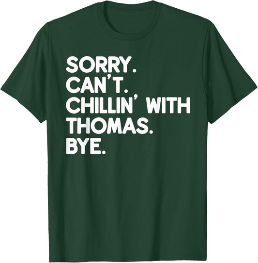 THOMAS First Name Funny Personalized Named Friend Of T-Shirt - T-Shirt | Forest