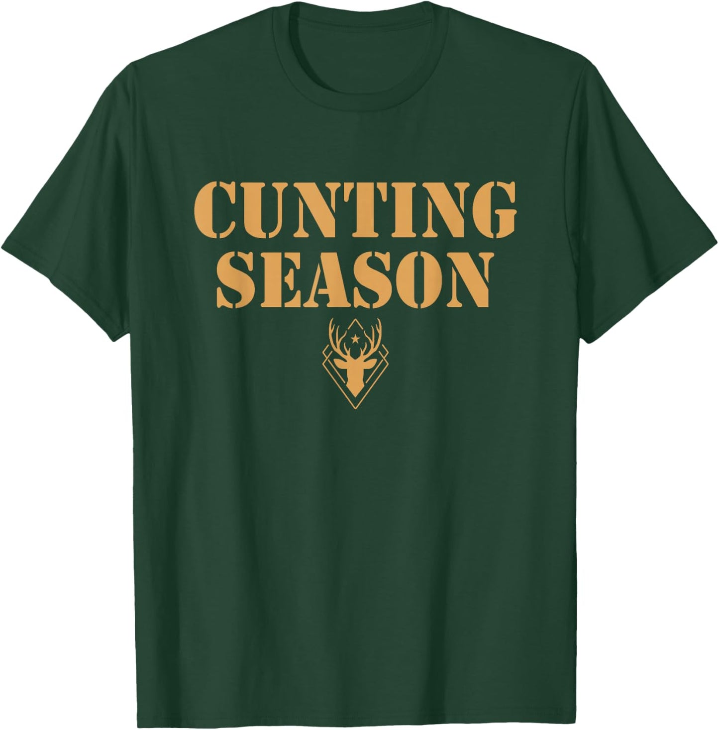 Cunting Season Shirt - Hunting Counting Season T-Shirt - T-Shirt | Forest