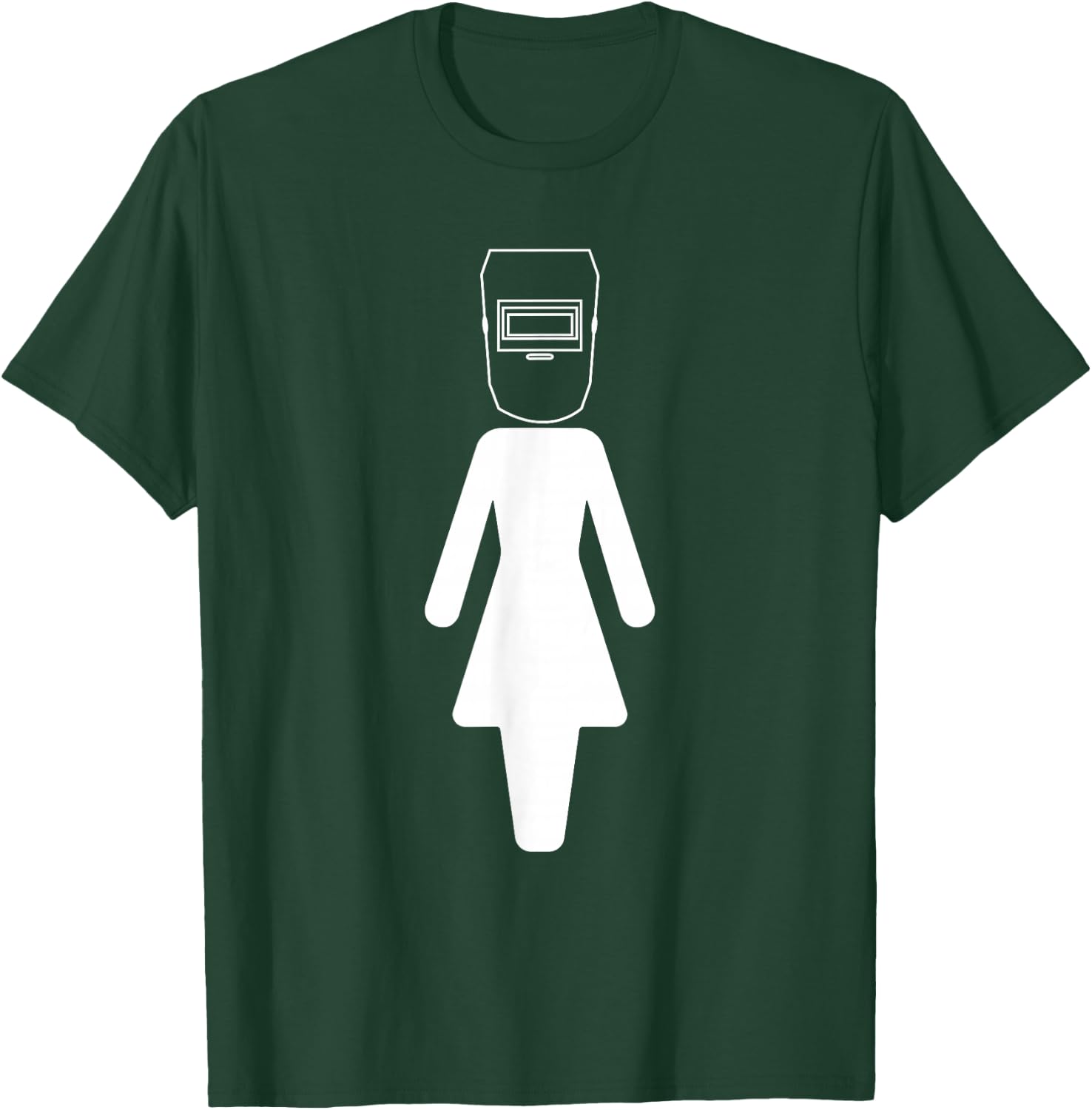 Welder Woman Girl Welding Wife Mother T-Shirt - T-Shirt | Forest
