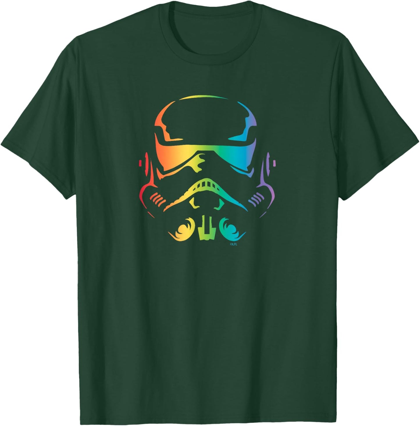 Star Wars Pride Stormtrooper Helmet T-Shirt - T-Shirt | Forest