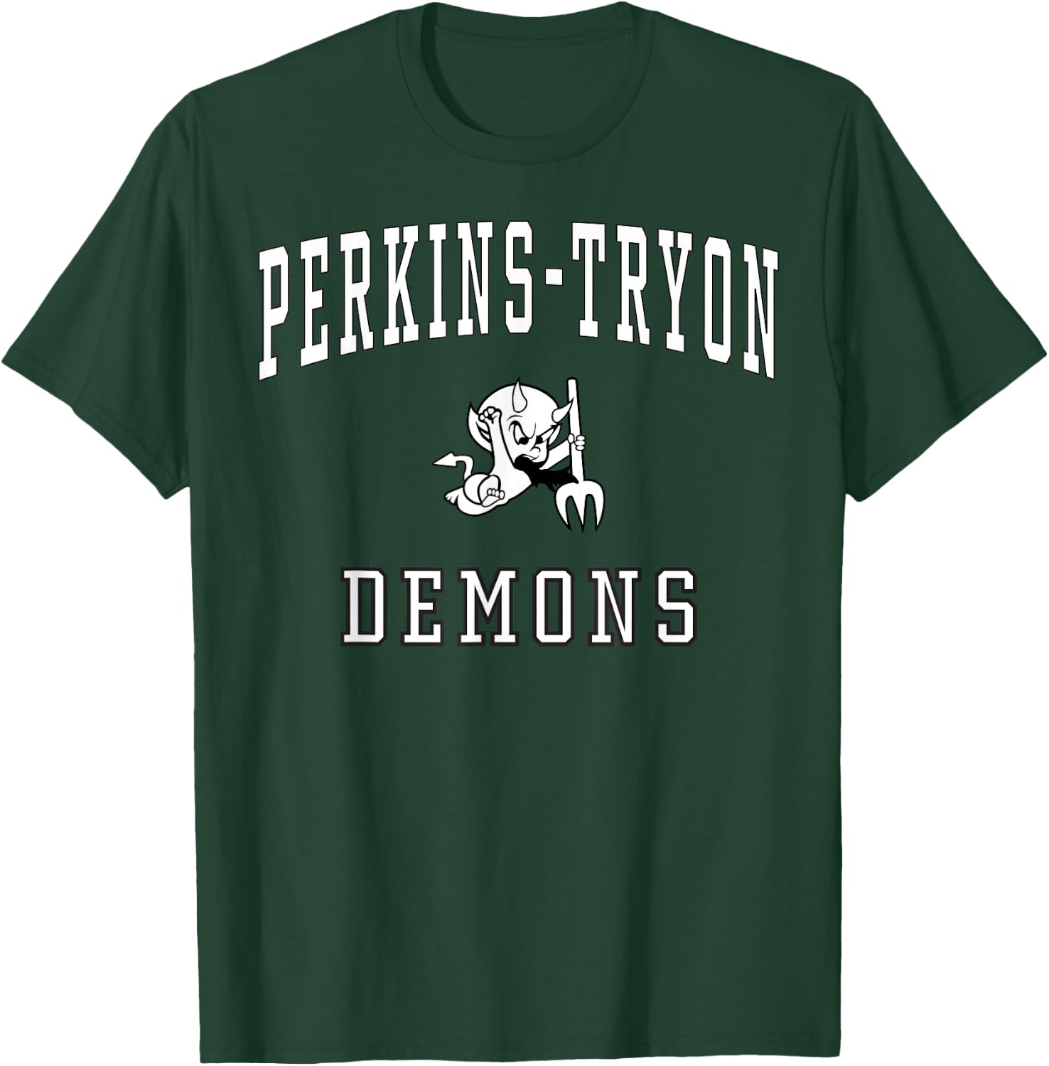 Perkins-Tryon High School Demons C1 T-Shirt - T-Shirt | Forest