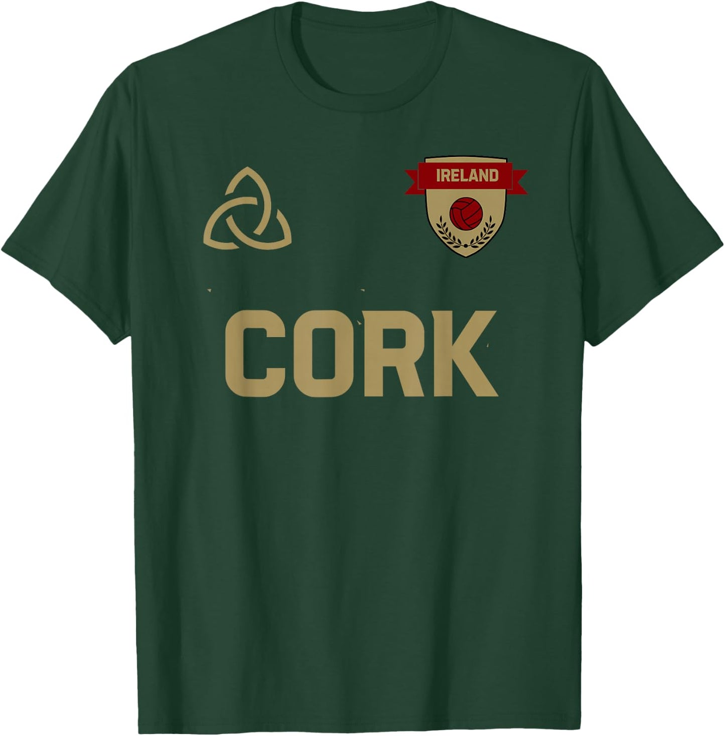 Cork Gaelic Jersey T-Shirt - T-Shirt | Forest