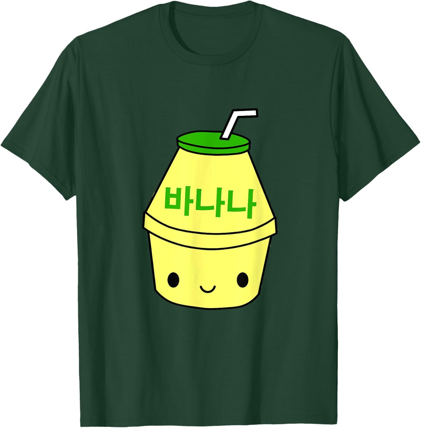 Cute Banana Milk Shirt Korean Kpop Japan Harajuku Kawaii T-Shirt - T-Shirt | Forest