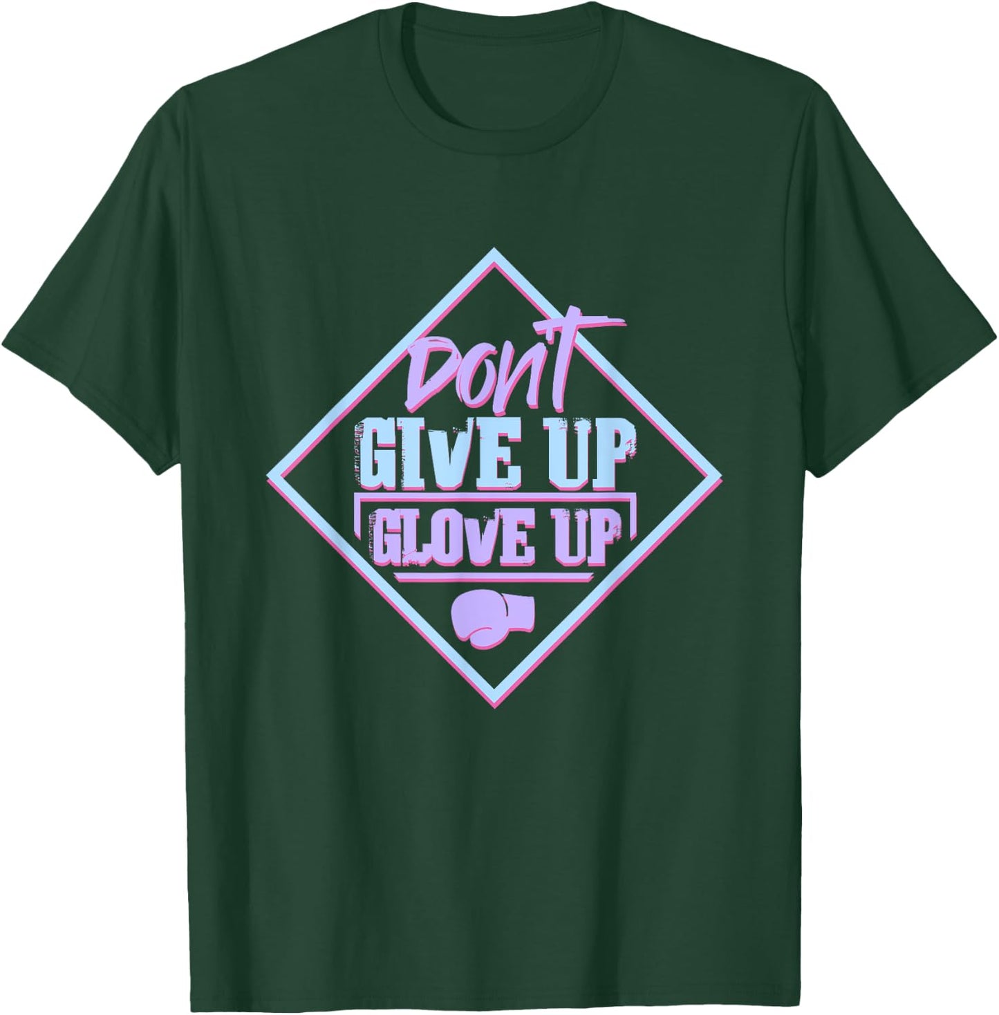 Glove Up for Fitness Boxing Ring - I Love Kickboxing T-Shirt - T-Shirt | Forest