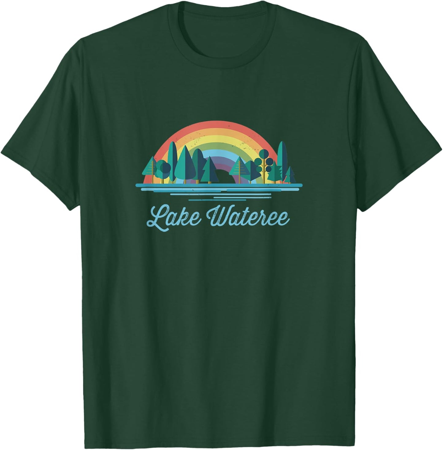 Lake Wateree - Rainbow Lake Souvenir T-Shirt - T-Shirt | Forest