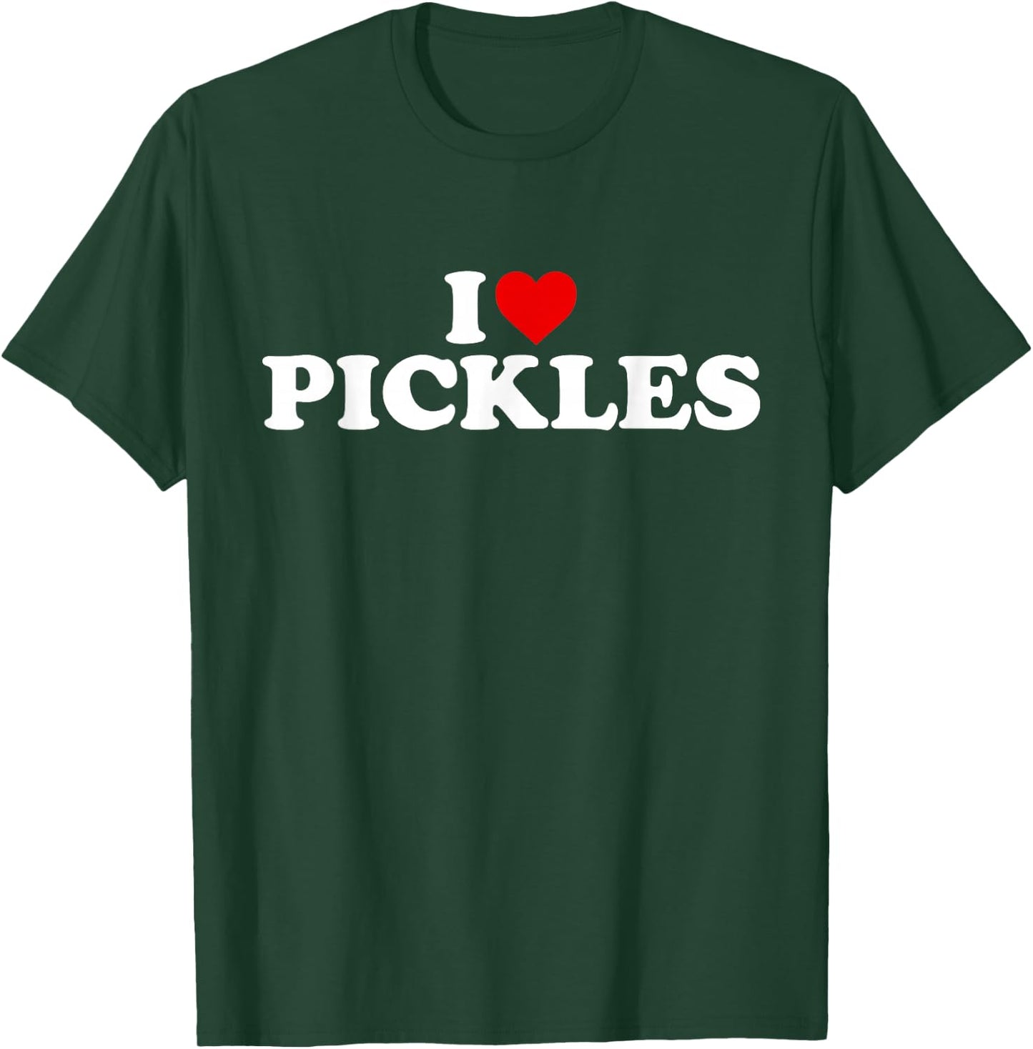 I Love Pickles - Heart T-Shirt - T-Shirt | Forest