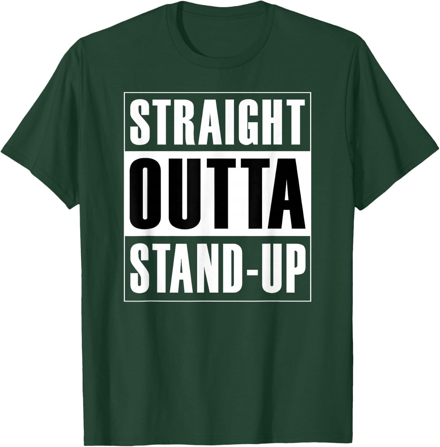 Straight Outta Stand-up - Agile Scrum Funny T-Shirt - T-Shirt | Forest