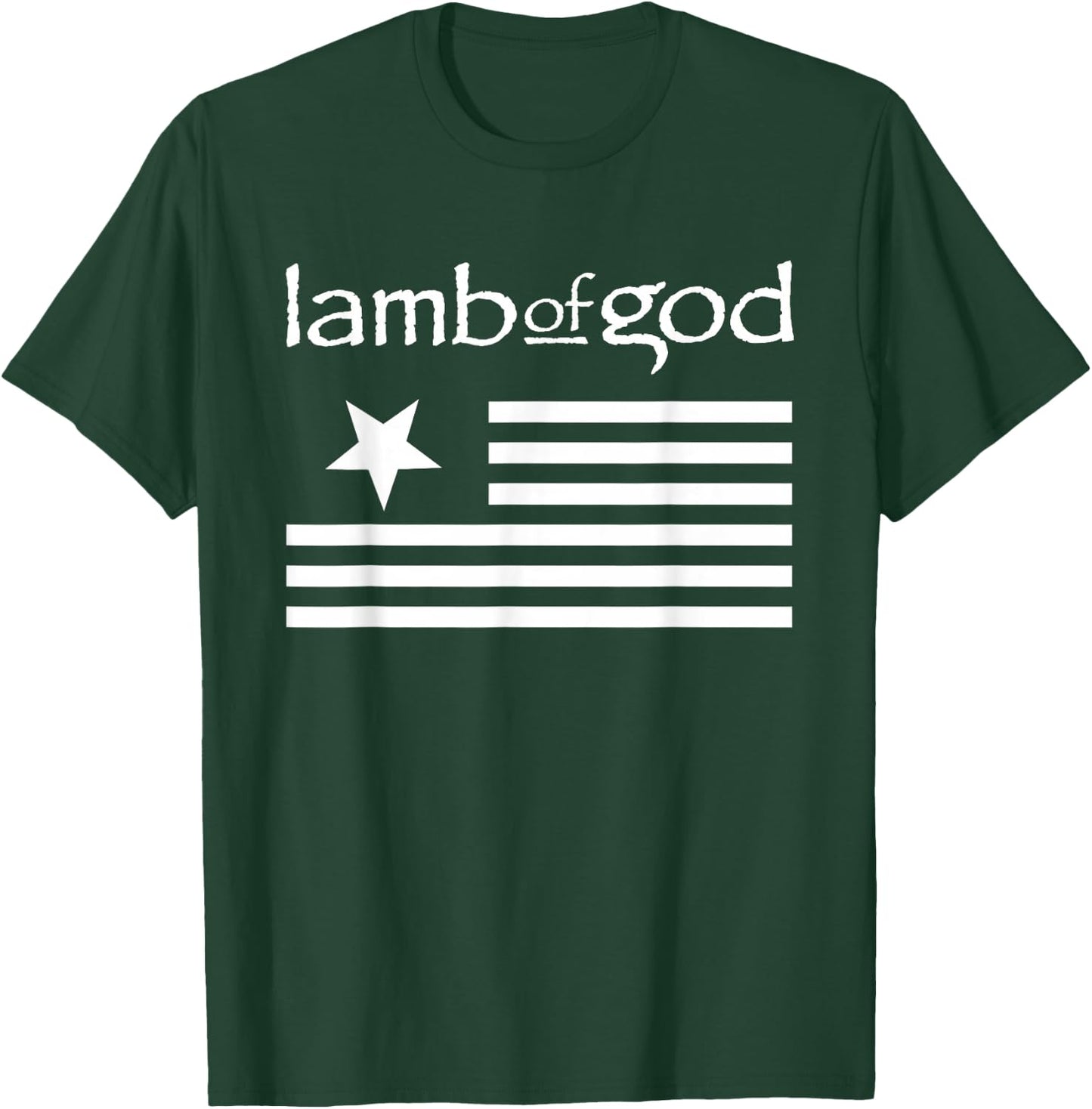 Lamb of God – Flag T-Shirt - T-Shirt | Forest