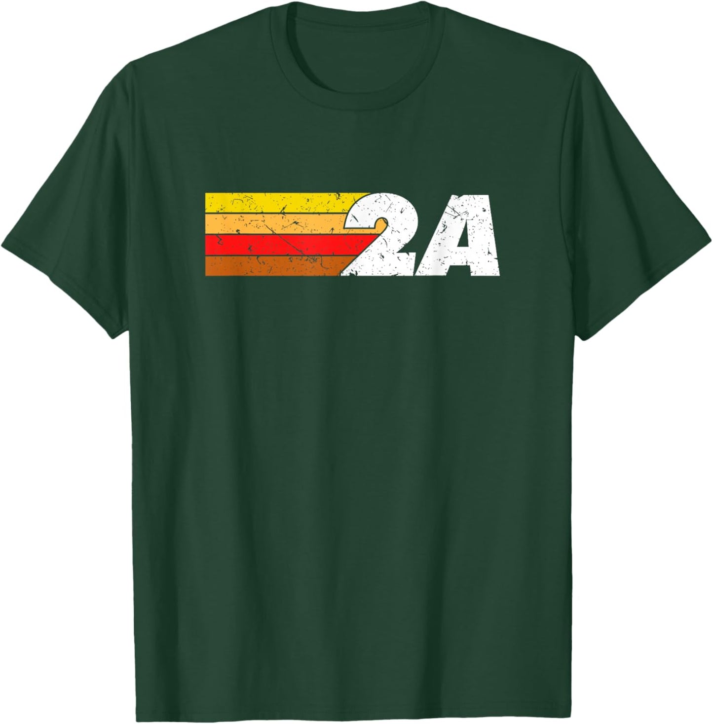2A 2nd Amendment - Pro Gun Second Amendment T-Shirt - T-Shirt | Forest