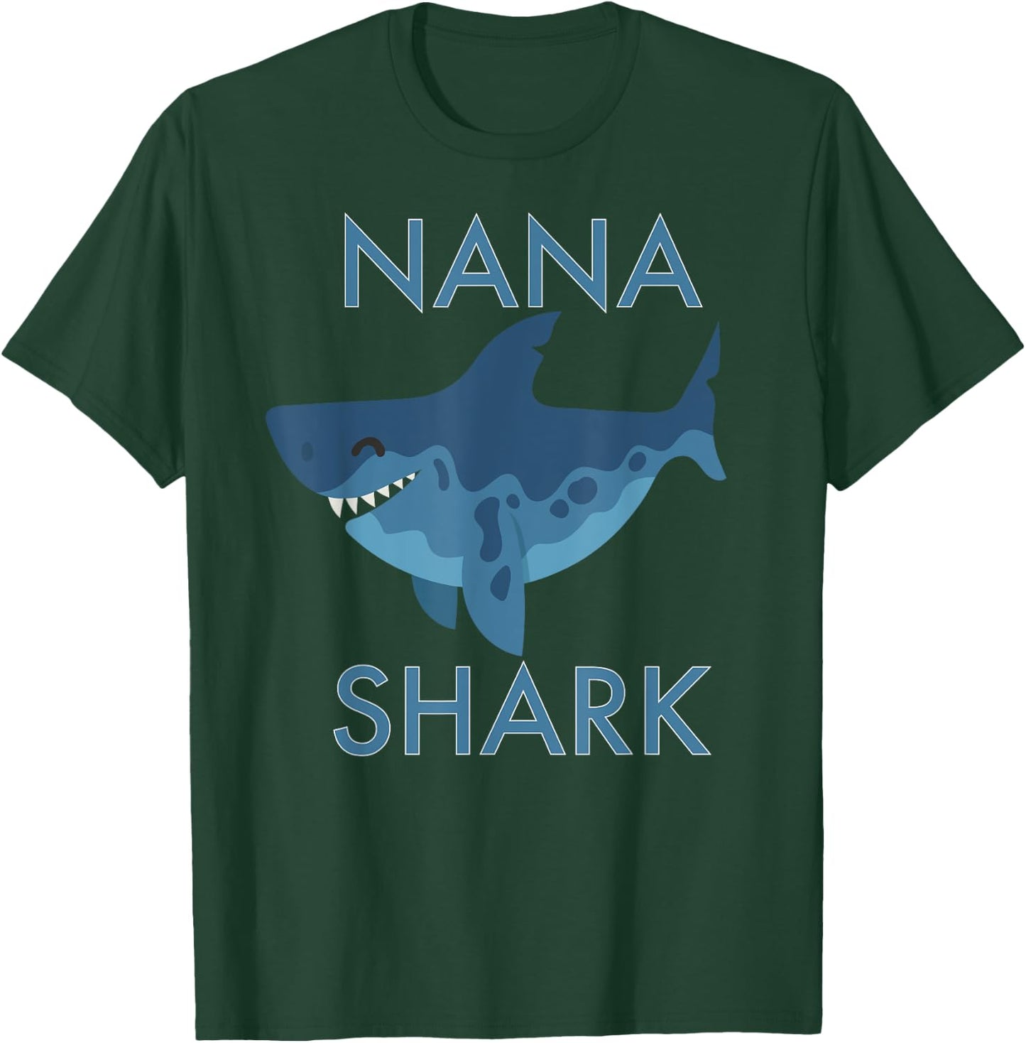 Cute Nana Shark Grandma Matching Family T-Shirt - T-Shirt | Forest
