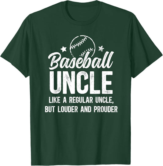 Baseball Uncle Of A Baseball Player Uncle Definition T-Shirt - T-Shirt | Forest