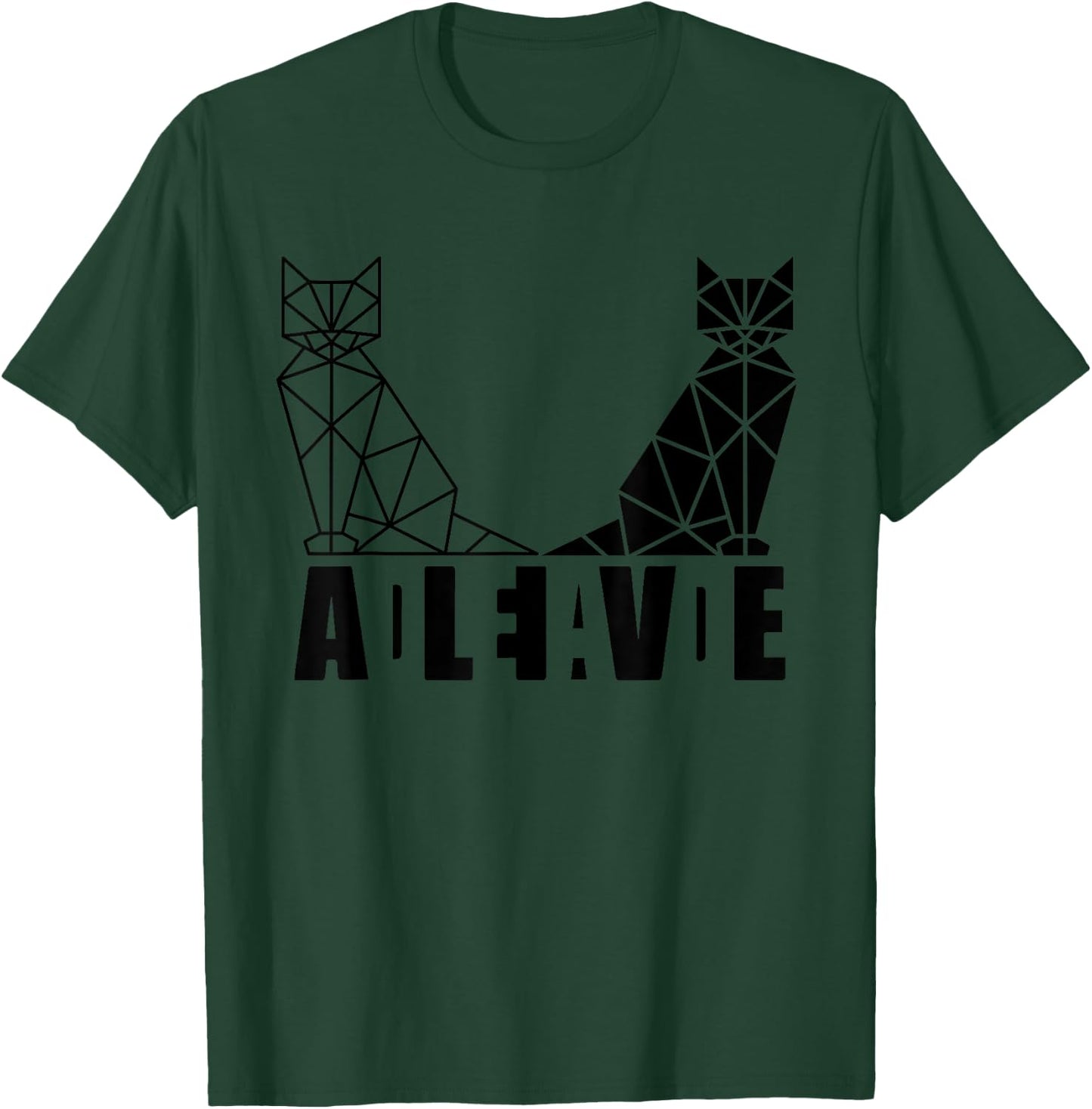 Schrödinger's Cat Science Dead and Alive T-Shirt - T-Shirt | Forest