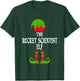 Rocket Scientist Elf Christmas Family Matching Space Gift T-Shirt - T-Shirt | Forest