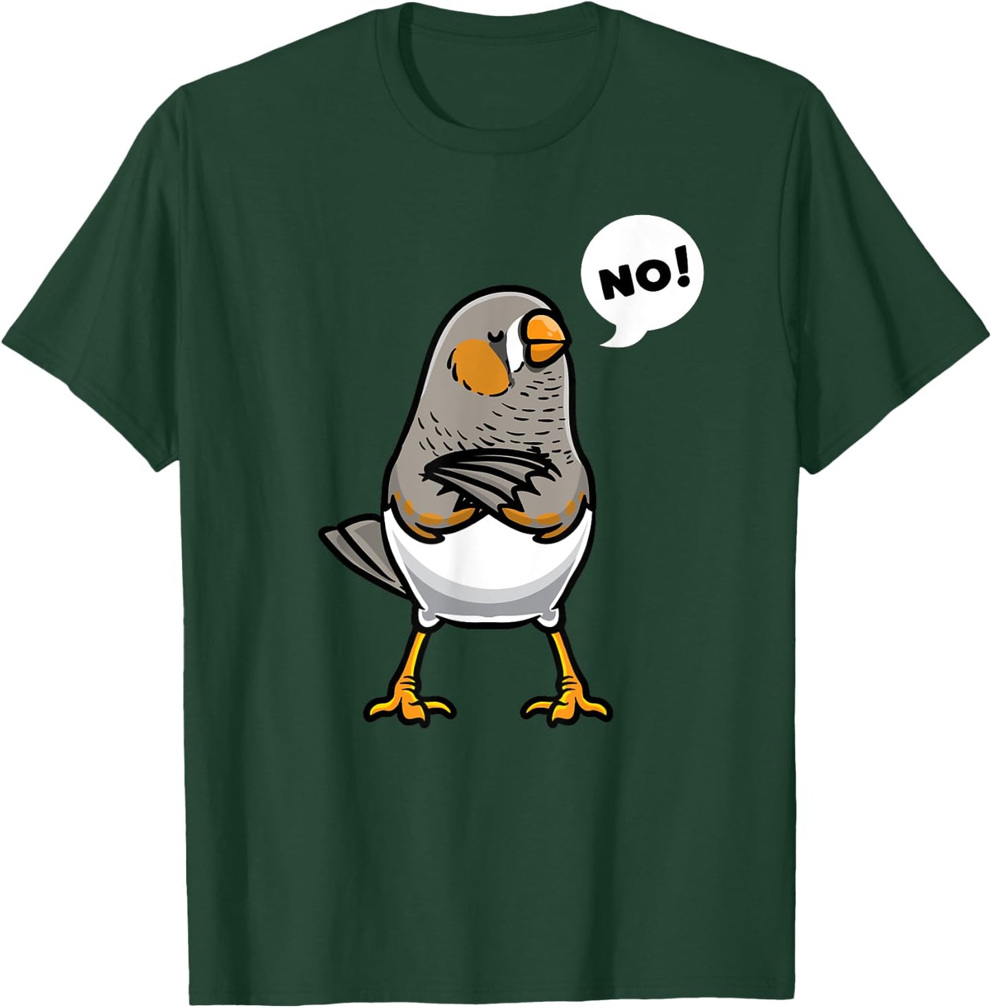 Zebra Finch Ornithologist Ornithology Zebra Finches T-Shirt - T-Shirt | Forest