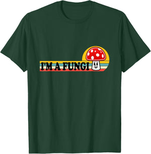 Funny Retro Mushroom Co I'm A Fungi Fun Guy Pun T-Shirt - T-Shirt | Forest