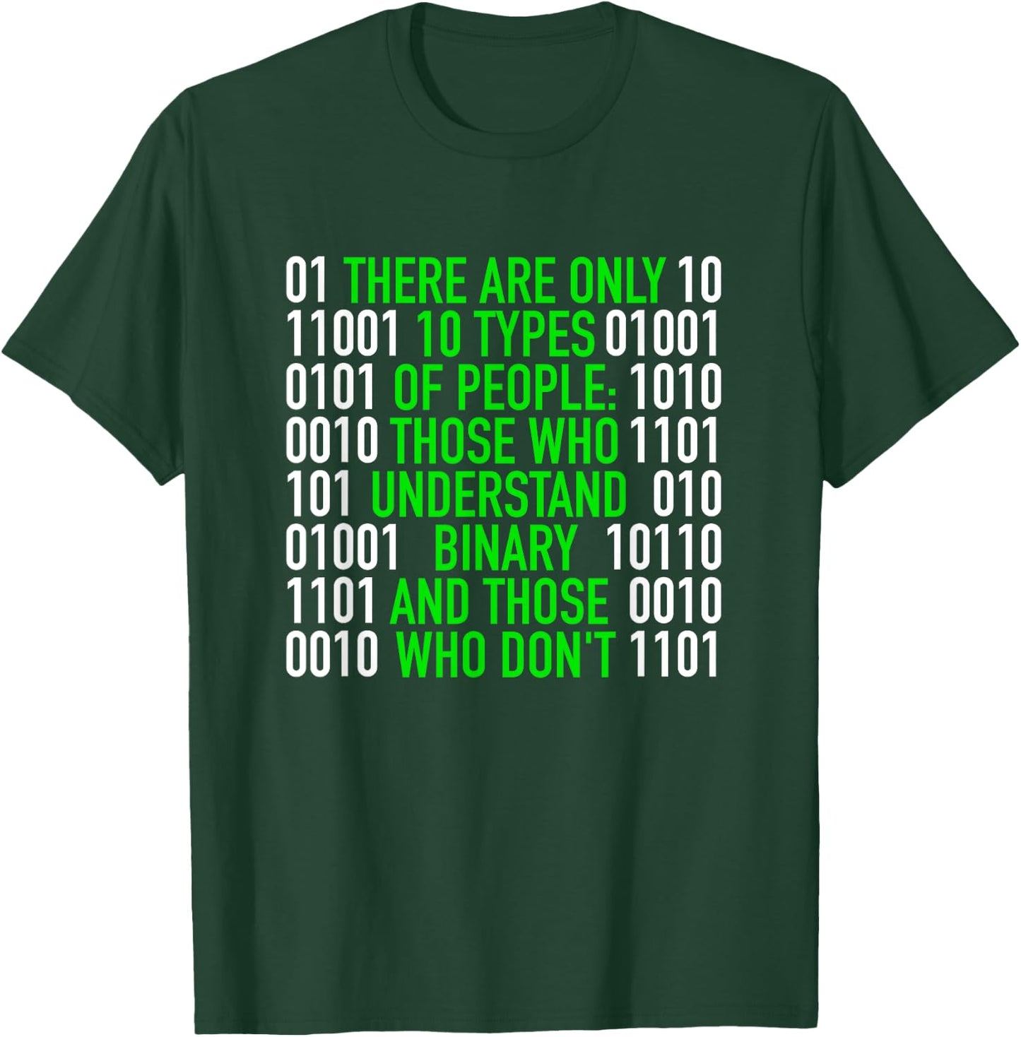 There are only 10 Types of People Binary T-Shirt - T-Shirt | Forest