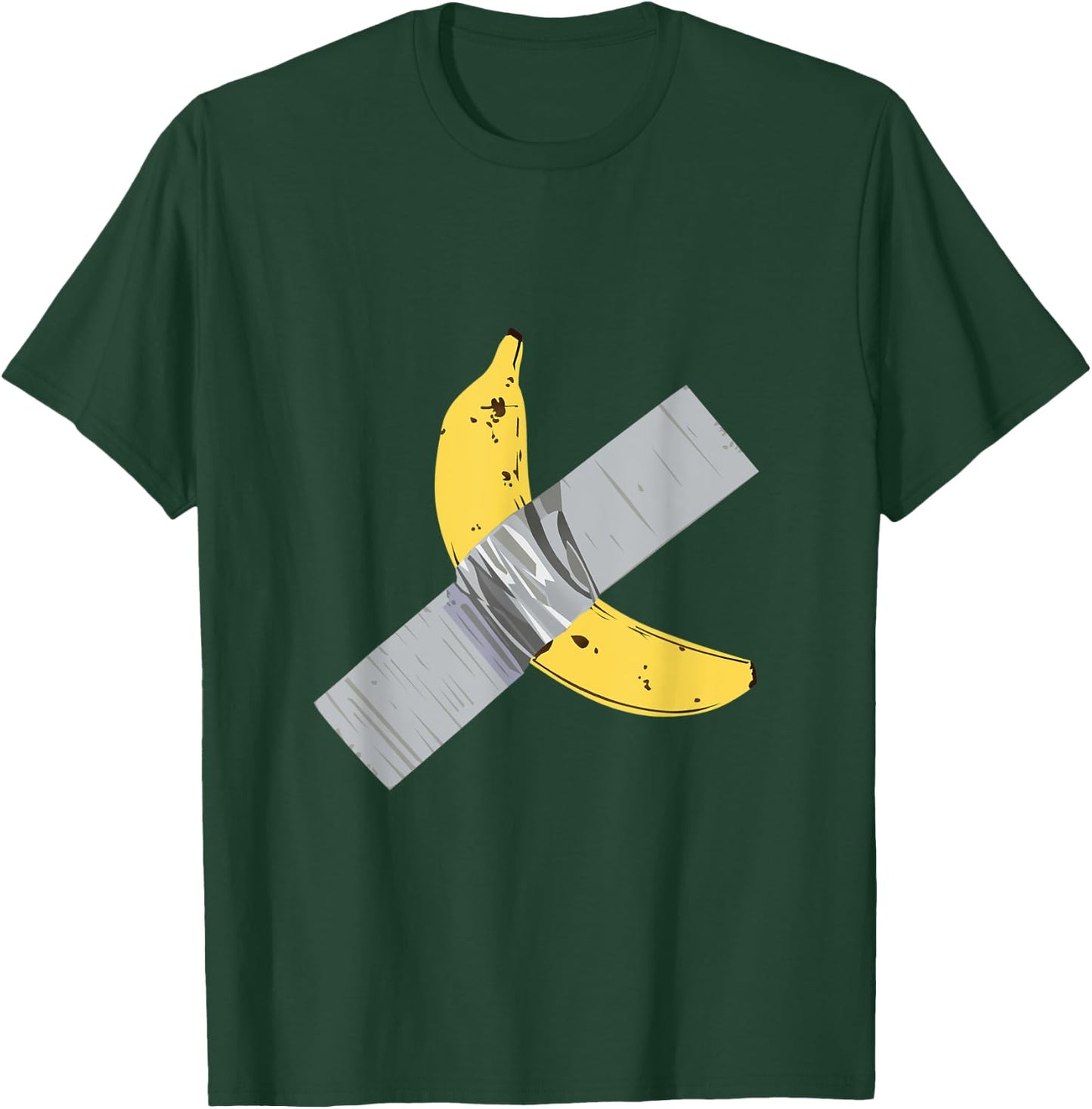 Banana Artwork Tape Vegan T-Shirt - T-Shirt | Forest