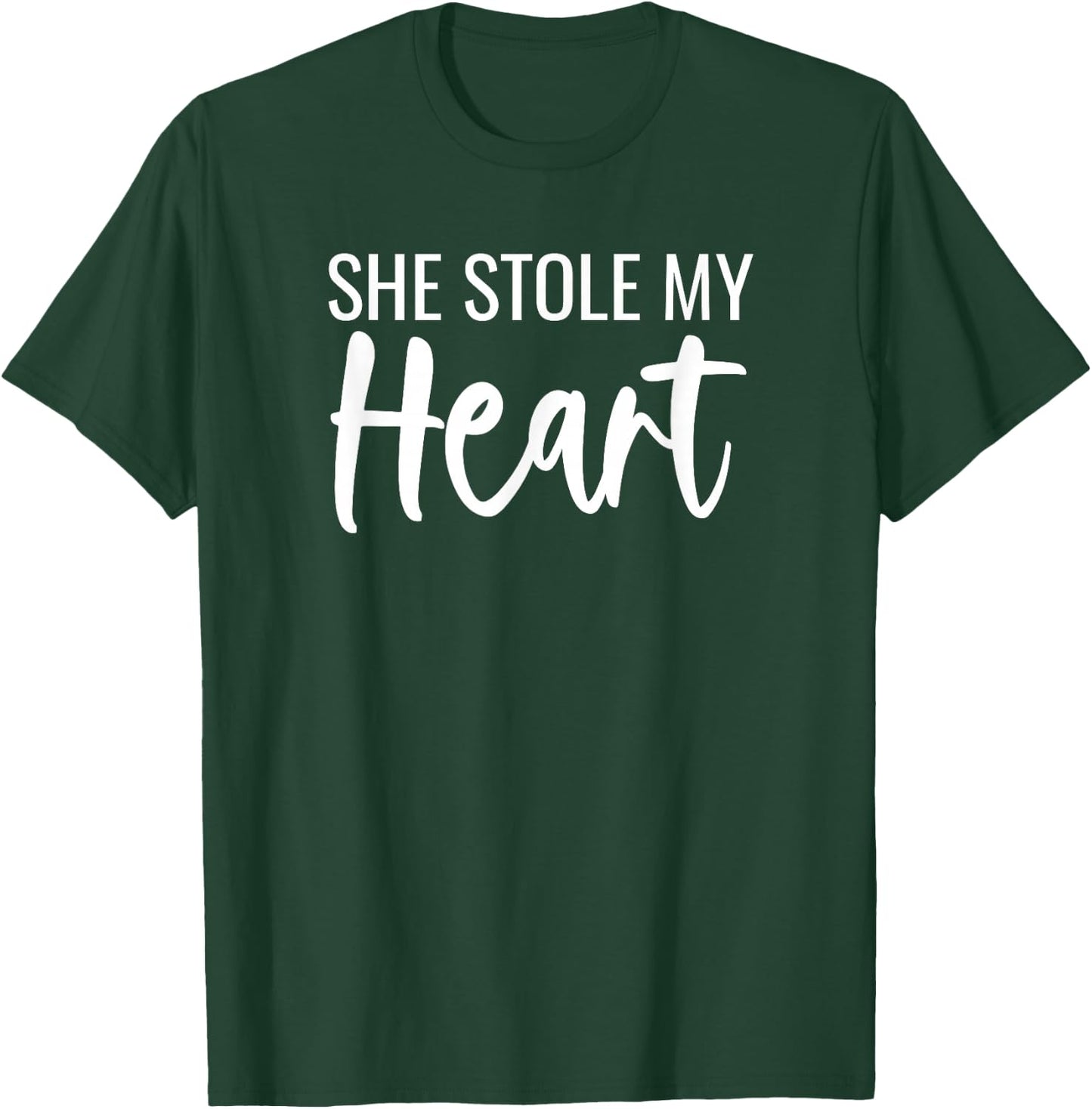 She Stole My Heart And I'm Keeping It Matching Couples T-Shirt - T-Shirt | Forest