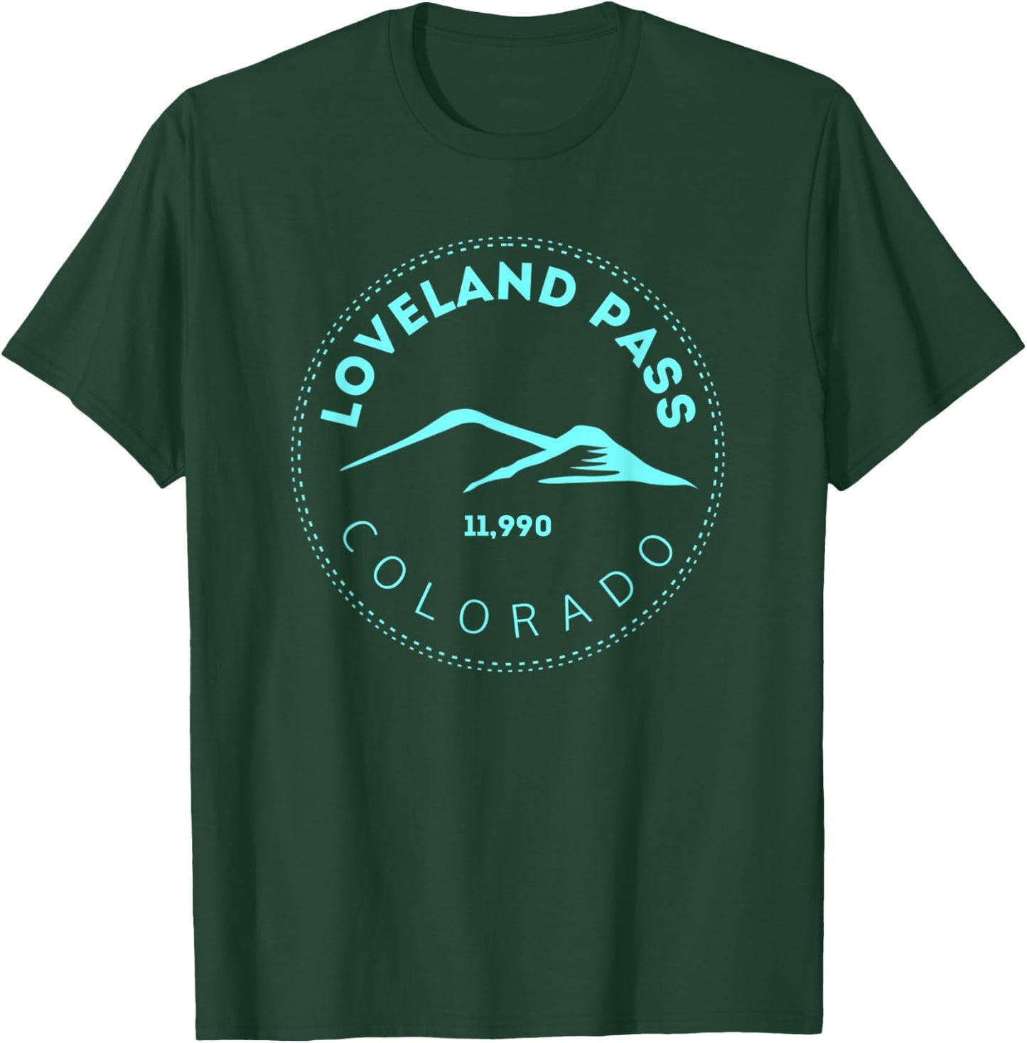 Loveland Pass Colorado Elevated Mountain Backcountry T-Shirt - T-Shirt | Forest