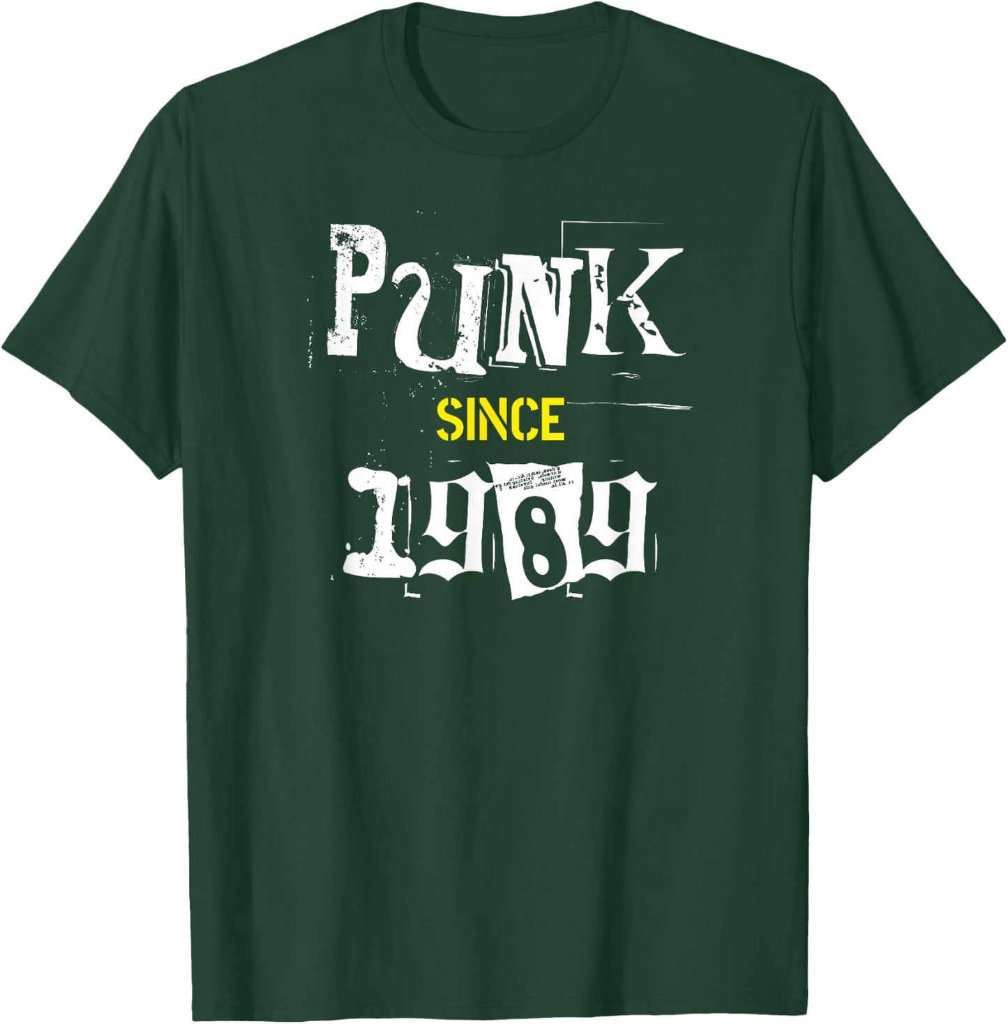 Classic Punk Rock Alternative Music Born in 1989 Birthday T-Shirt - T-Shirt | Forest