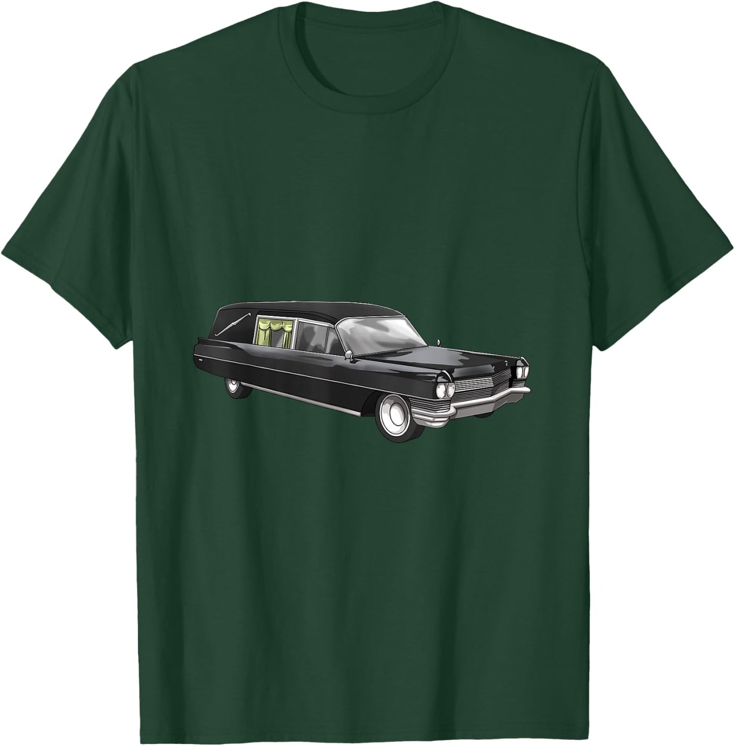 Funeral Director Shirts Funny Funeral Car Hearse Vehicle T-Shirt - T-Shirt | Forest