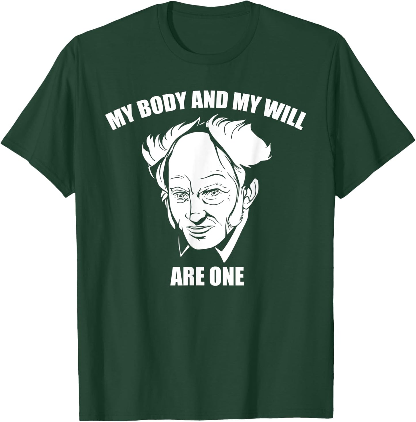 Arthur Schopenhauer German Philosopher T-Shirt - T-Shirt | Forest