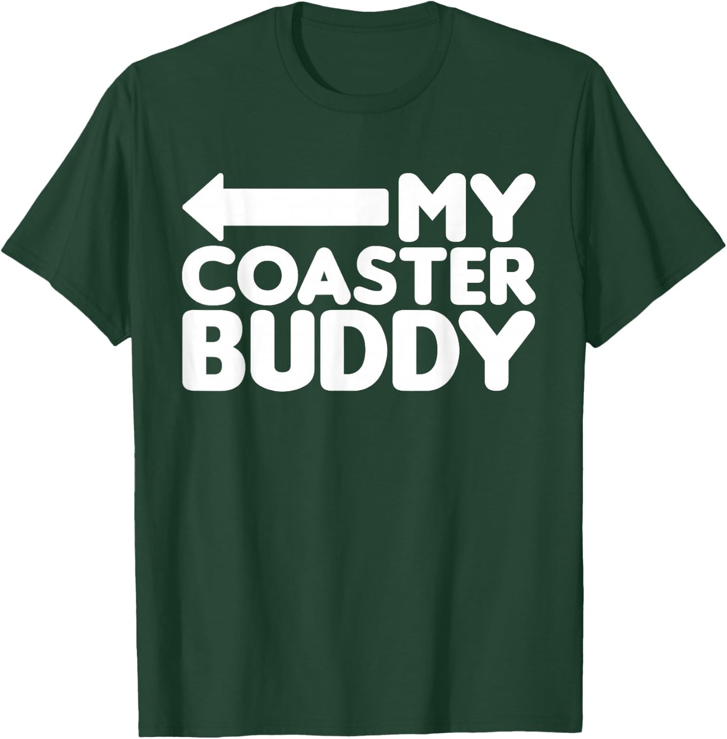 My Coaster Buddy Set 2/2 Pointing Left, Roller Coaster T-Shirt - T-Shirt | Forest