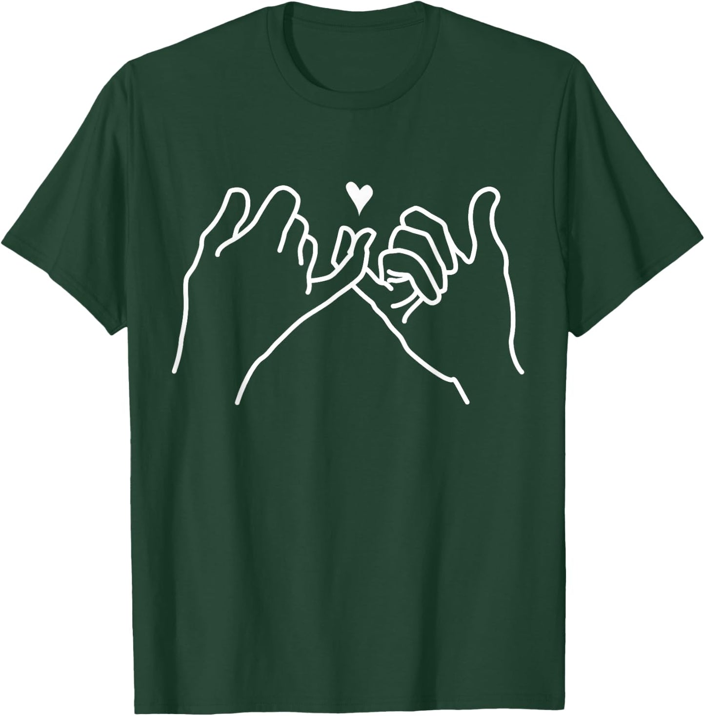 Best Friend Bff Pinky Promise T-Shirt - T-Shirt | Forest