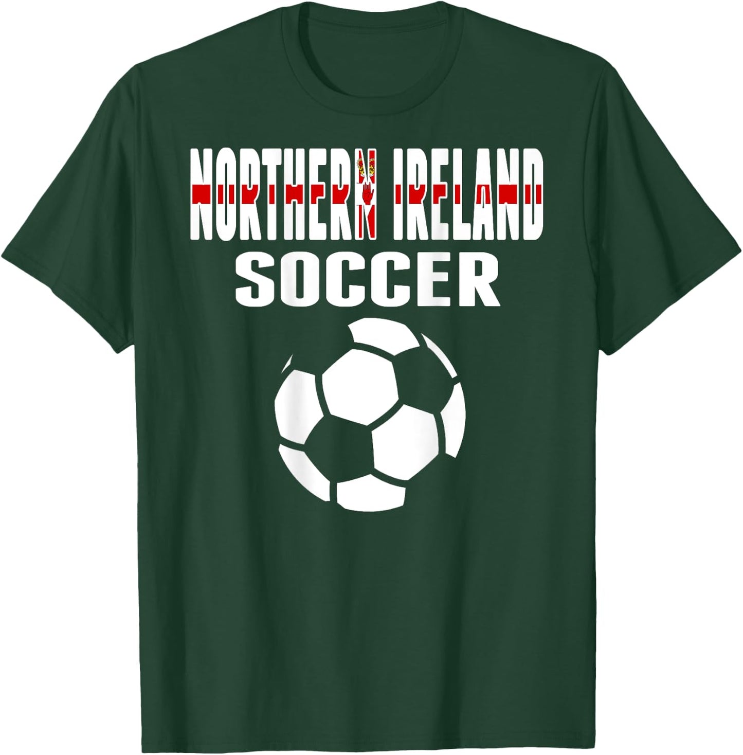 Northern Ireland Soccer Lover Jersey Northern Irish Football T-Shirt - T-Shirt | Forest