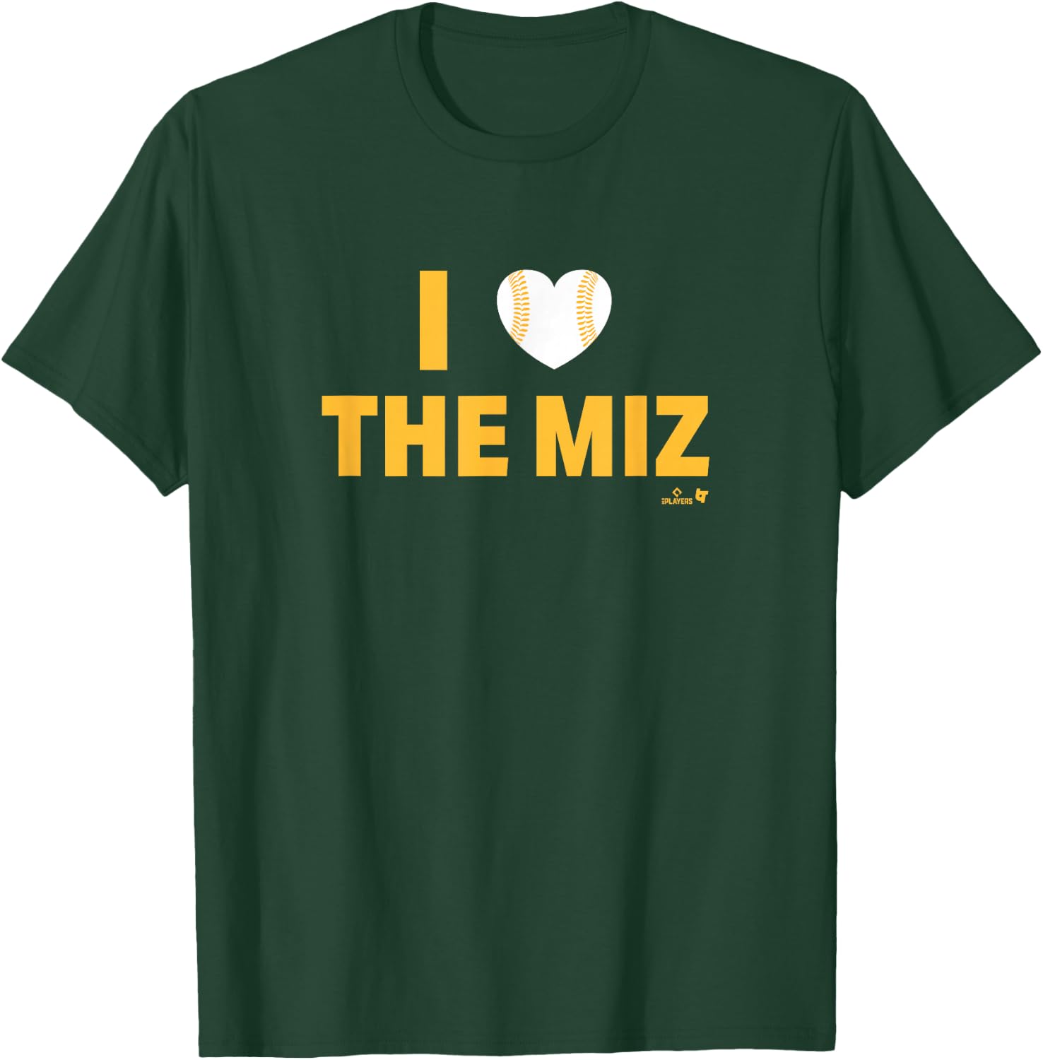 Jacob Misiorowski - I Heart The Miz - Milwaukee Baseball T-Shirt - T-Shirt | Forest