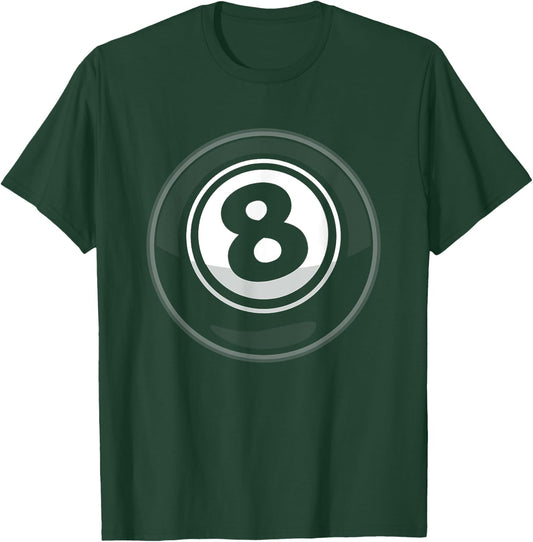 Matching Halloween Costume Set Billiard Balls 8 Ball T-Shirt - T-Shirt | Forest