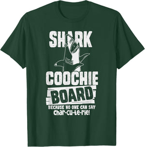 Shark Coochie Board, No One Can Say Charcuterie Food Pun T-Shirt - T-Shirt | Forest